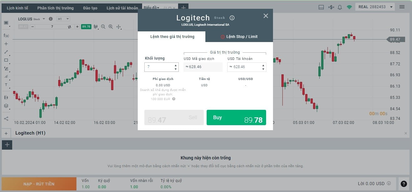Cổ phiếu Logitech